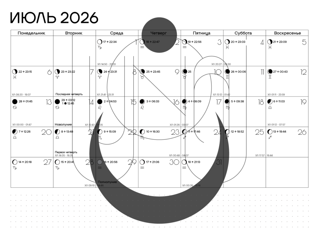 превью лунного календаря на июль 2026